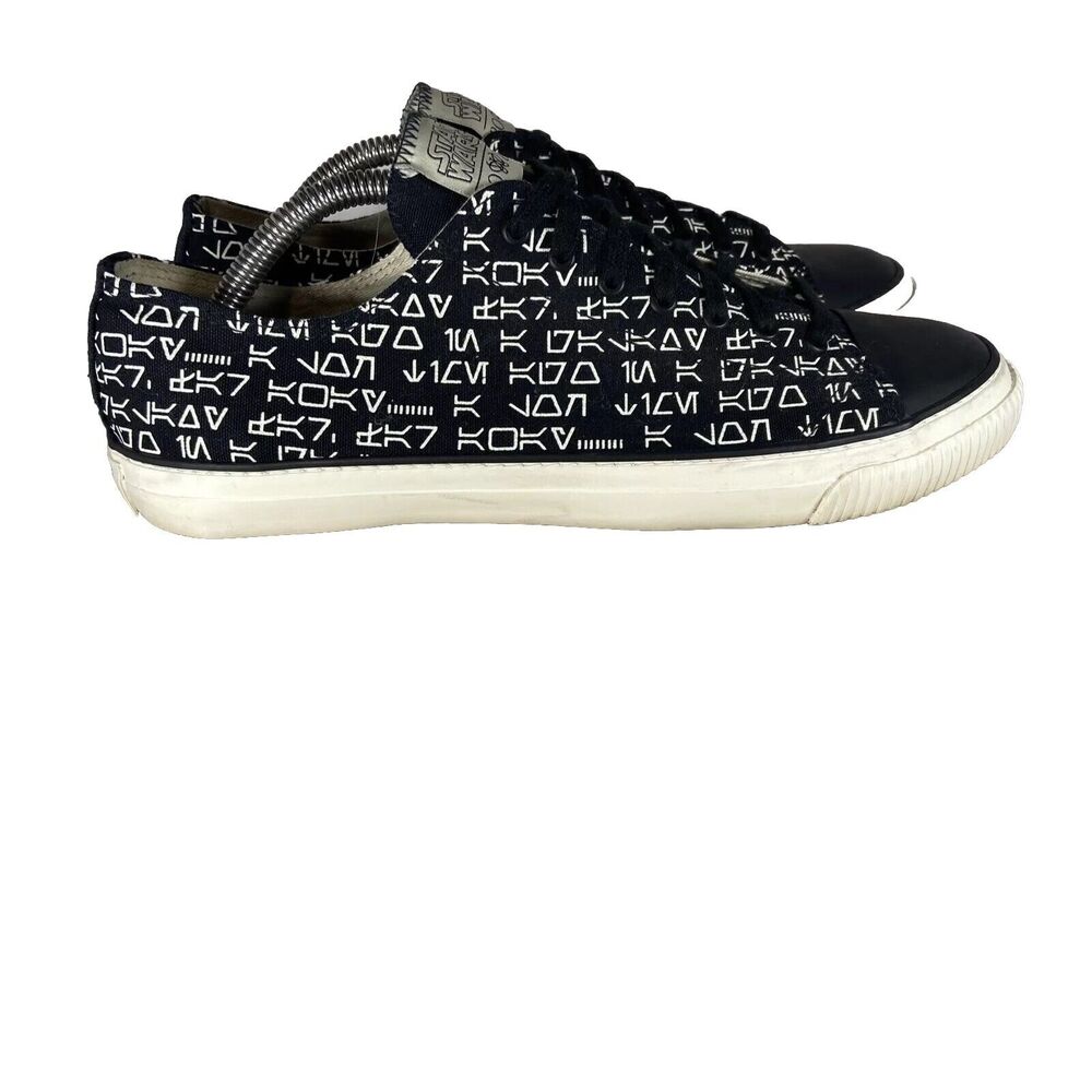 Po-Zu Star Wars Po-Zu Aurebesh Black Low-Top Sneakers Shoes Womens Sz 40 EU